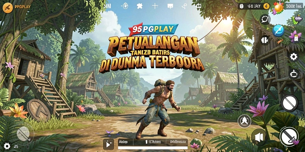Tampilan gameplay <strong>95PGPLAY</strong> yang menakjubkan di dunia terbuka.