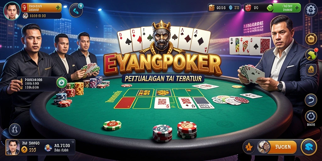 Screenshot gameplay Open World EYANGPOKER yang menarik.