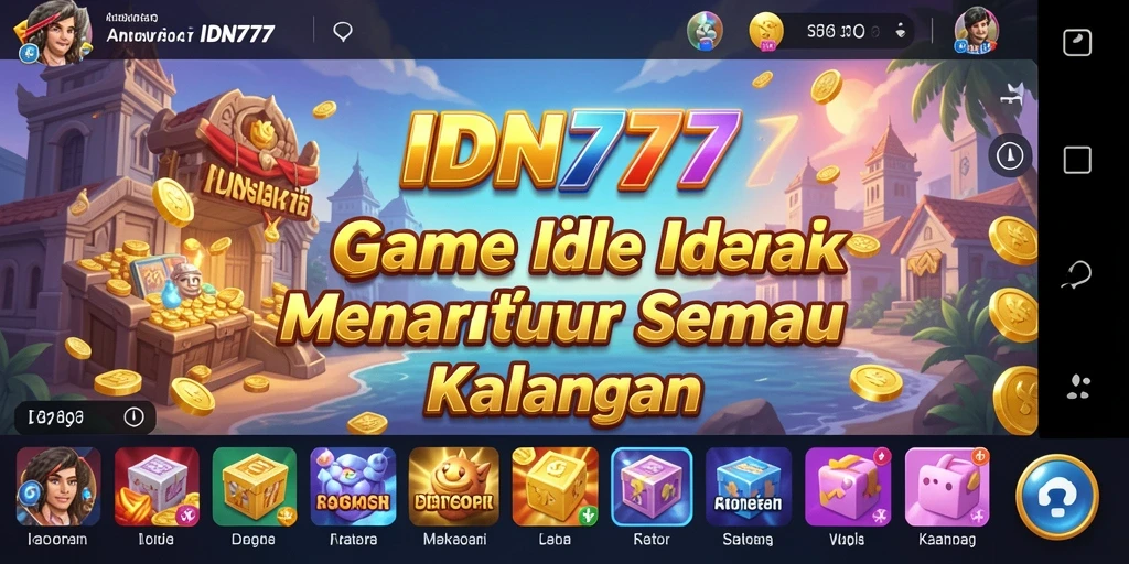 Tampilan gameplay menarik dan interaktif dalam IDN777.