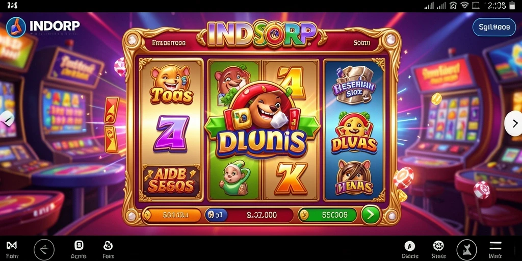 Gameplay seru INDORP dengan grafis menarik dan fitur bonus melimpah.