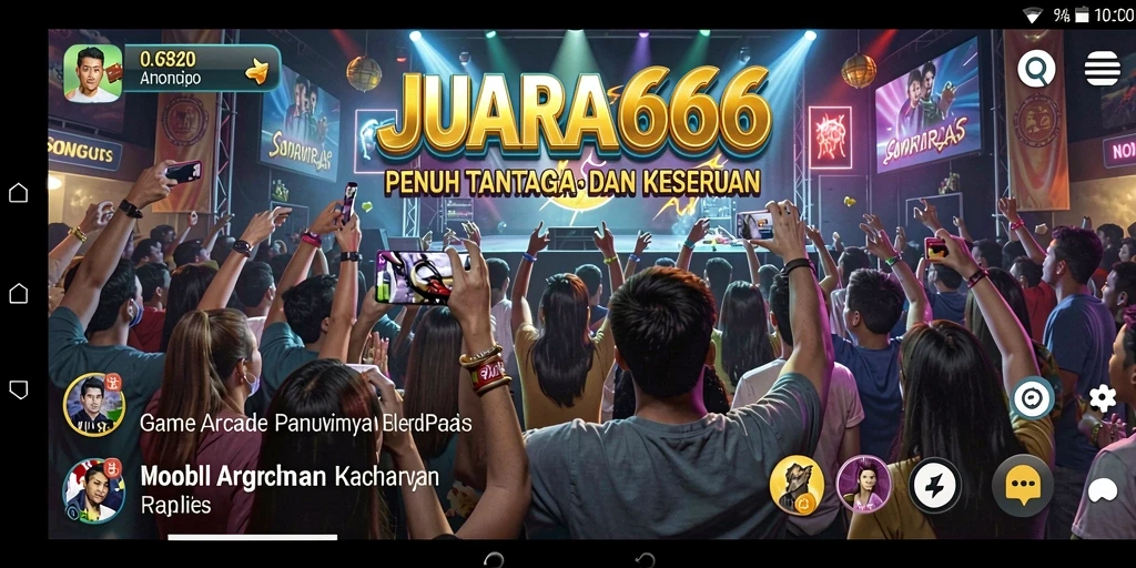 Tangkapan layar gameplay JUARA666 yang menampilkan aksi seru dalam game Arcade.