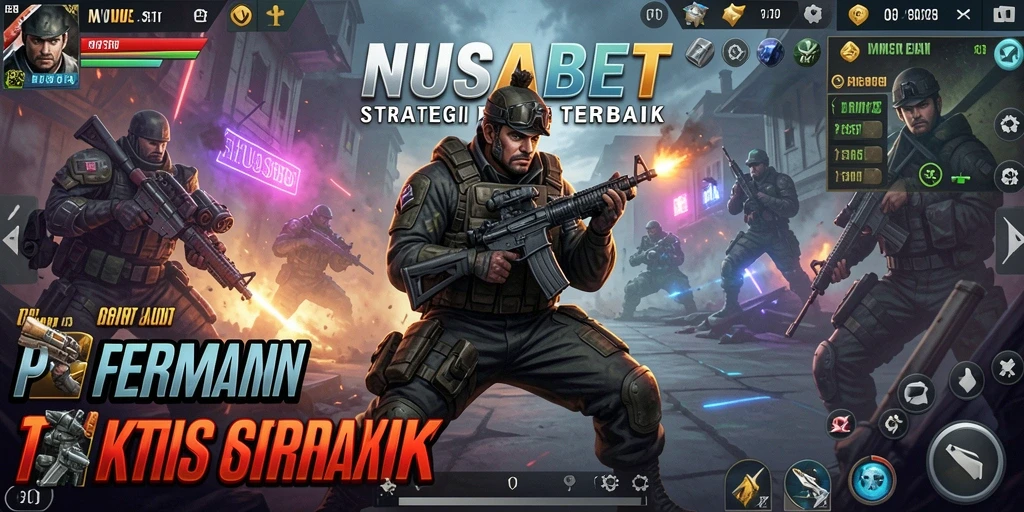 Screenshot gameplay NUSABET menampilkan aksi strategi yang mendebarkan.