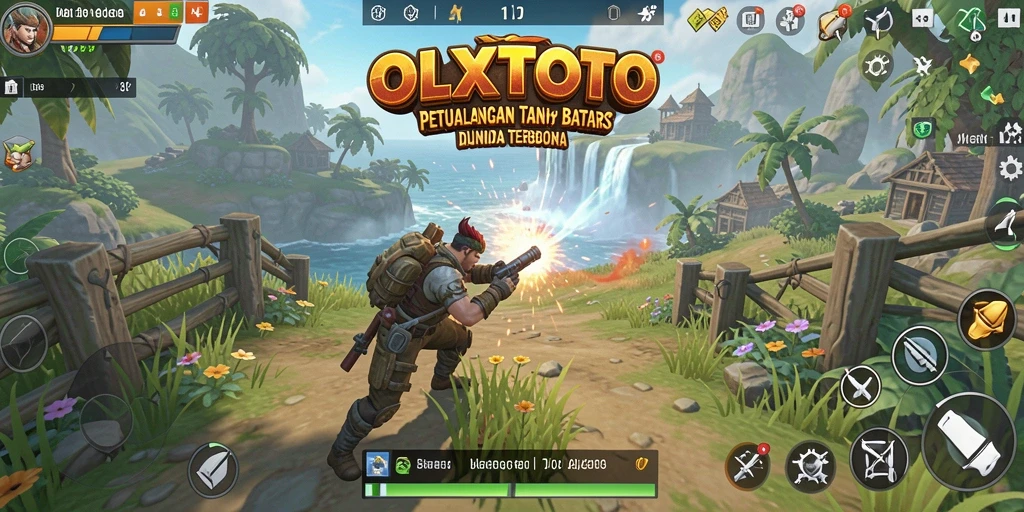 Tangkapan layar menampilkan aksi menakjubkan dalam OLXTOTO di dunia terbuka.