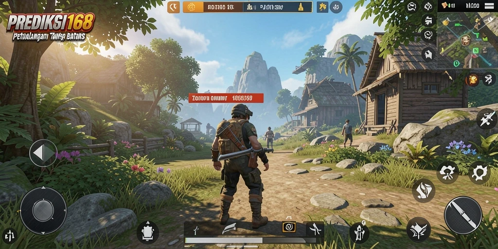 Gameplay PREDIKSI168 menunjukkan dunia terbuka yang luas dan interaktif.