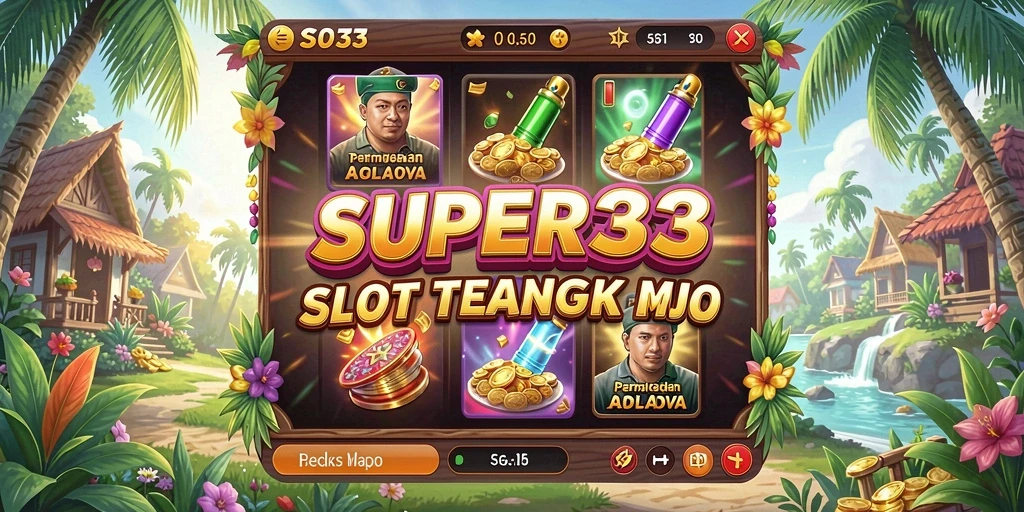 Tampilan menarik dari gameplay Slot di SUPER33.