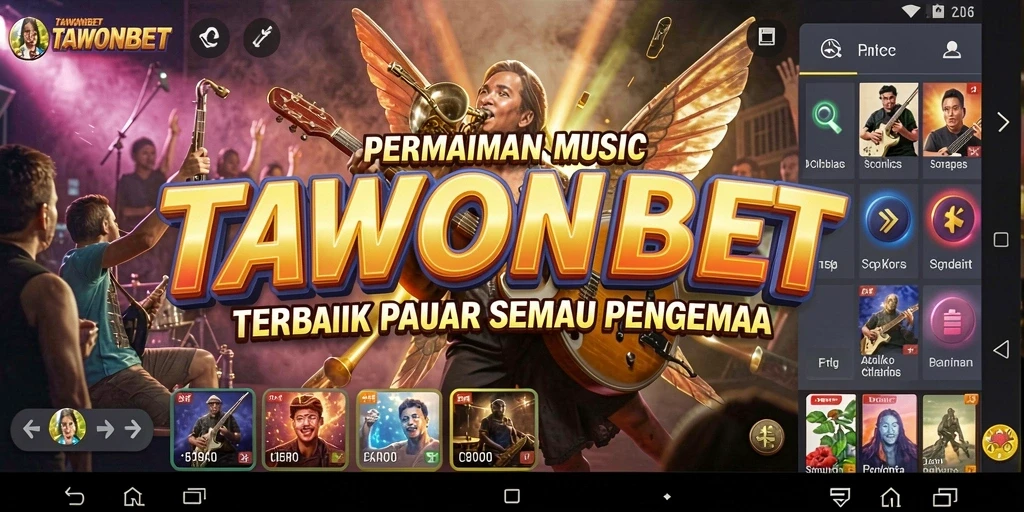 Screenshot utama TAWONBET menampilkan gameplay seru dan interaksi pengguna.